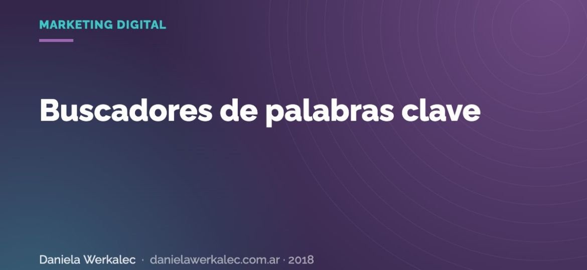 Portada de la nota: Buscadores de palabras clave