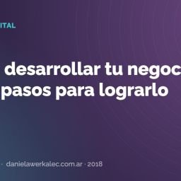 Portada de la nota: ¿Cómo desarrollar tu negocio on line? 7 pasos para lograrlo