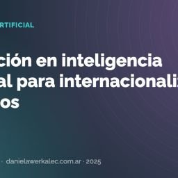 Portada de la nota: Formación en inteligencia artificial para internacionalizar negocios