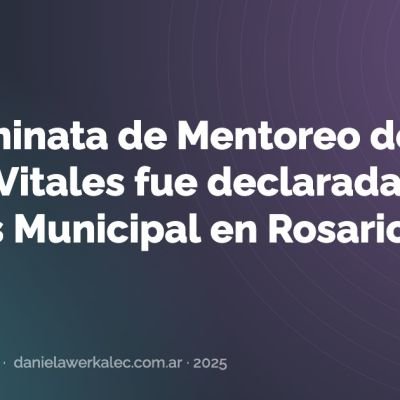 Portada de la nota: La Caminata de Mentoreo de Voces Vitales fue declarada de Interés Municipal en Rosario
