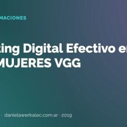 Portada de la nota: Marketing Digital Efectivo en EXPO MUJERES VGG