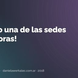 Portada de la nota: Rosario una de las sedes ganadoras!