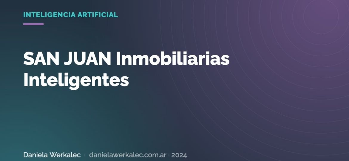 Portada de la nota: SAN JUAN Inmobiliarias Inteligentes