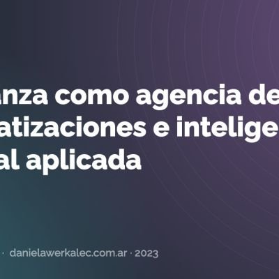 Portada de la nota: Se relanza como agencia de automatizaciones e inteligencia artificial aplicada