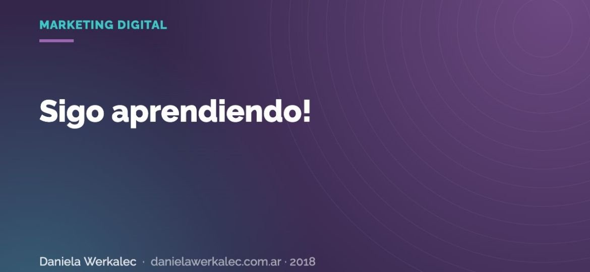 Portada de la nota: Sigo aprendiendo!